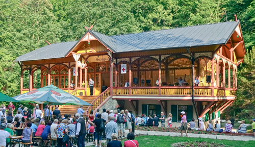 Heute ist die Tančírna wieder ein beliebtes Ausflugsziel.