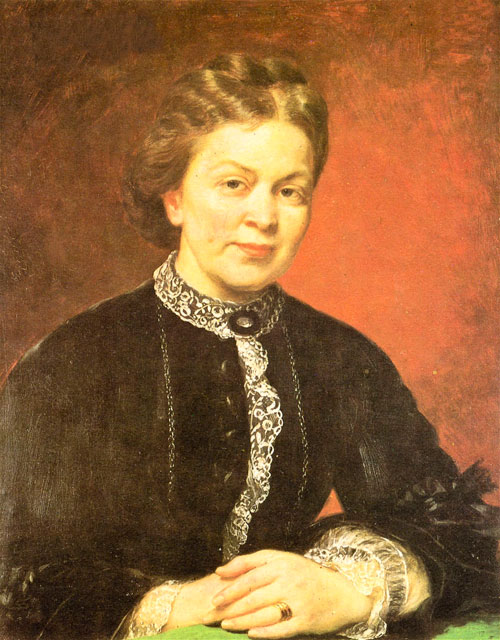 Der Maler Karl von Blaas porträtierte Marie von Ebner-Eschenbach im Jahr 1873.
