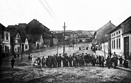 Die heutige Břevnov-Straße im Jahr 1917