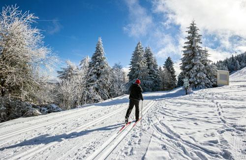 Derzeit sieht es gut für Wintersportler aus. Schnee gibt es in den Bergen genug.