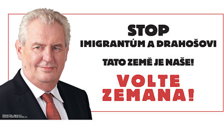 Zeitungsannonce gegen Jiří Drahoš (Januar 2018)