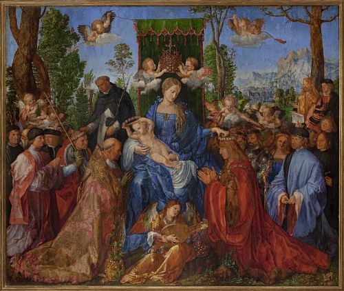 Albrecht DürerRůžencová slavnost1506_opt